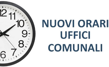 Visualizza la notizia: "Variazione orari di apertura al pubblico - Ufficio Servizi Demografici". Visualizza la notizia: "Variazione orari di apertura al pubblico - Ufficio Servizi Demografici".